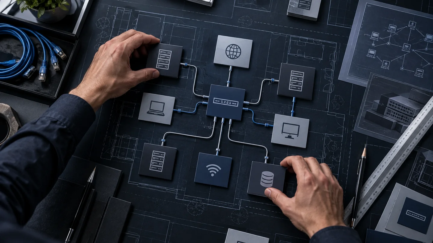 Planning the architecture of a connected technology environment