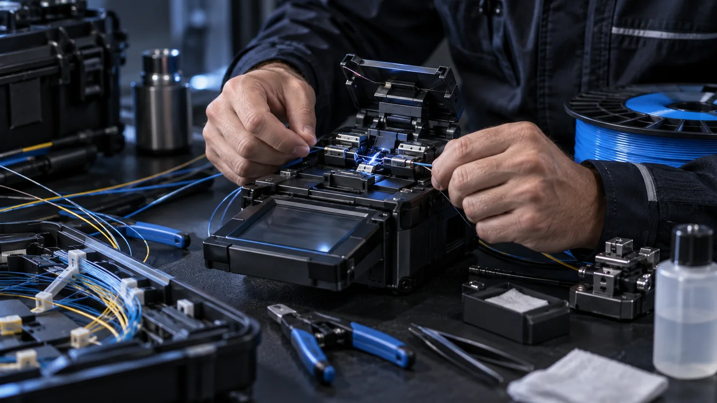 Precision fiber-optic splicing and field engineering