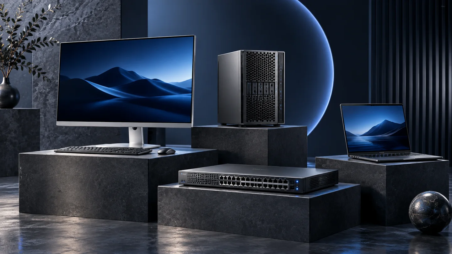Computing, server and networking technologies in one coordinated environment